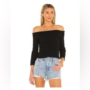 Smocked Off The Shoulder Shirt 1. State